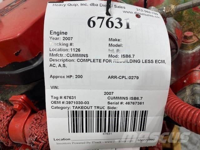 Cummins ISB6.7 Dzinēji