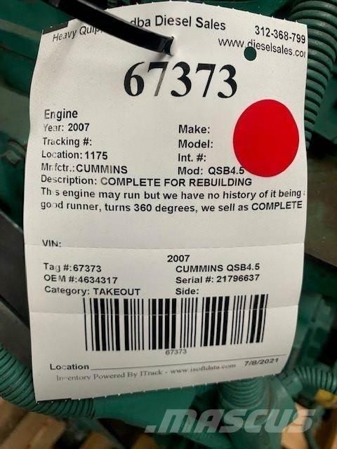 Cummins QSB4.5 Dzinēji