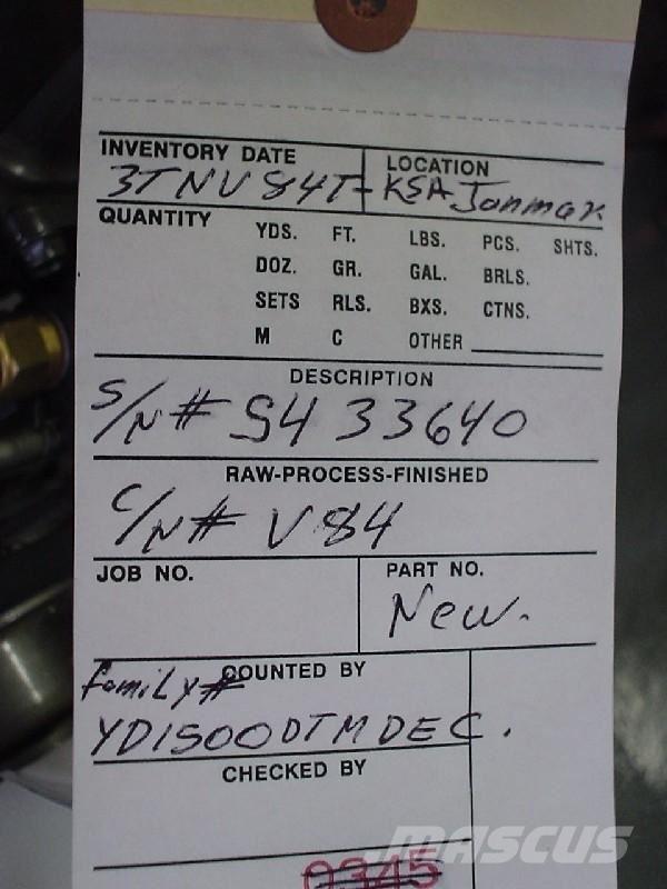 Yanmar 3TNV84T-BKSA Dzinēji