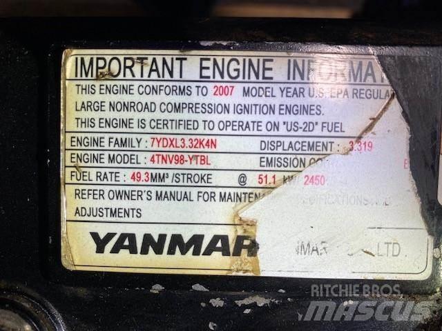 Yanmar 4TNV98-YTBL Dzinēji