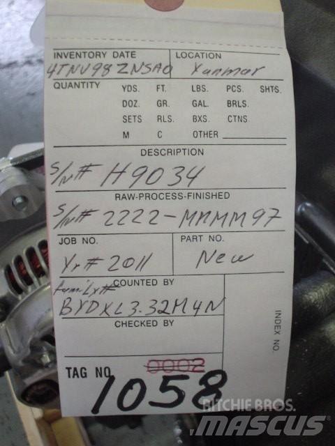 Yanmar 4TNV98-ZNSAD Dzinēji