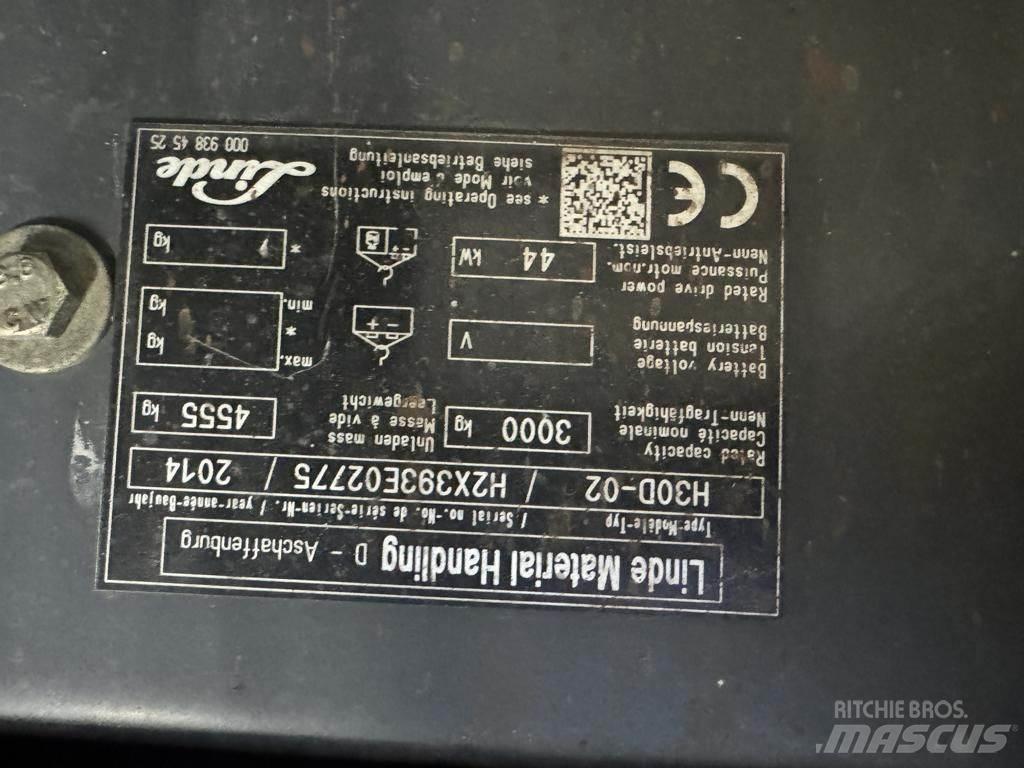 Linde H30D-02 Tehnika ar dīzeļa dzinēju