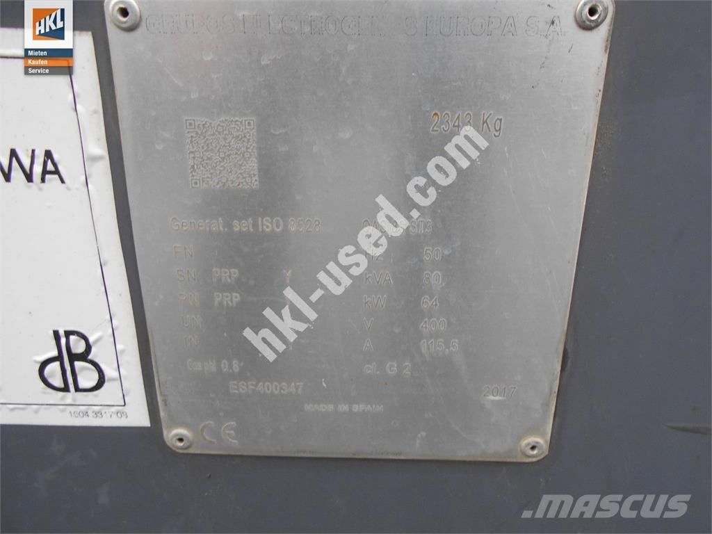 Atlas Copco QAS 80 Citi ģeneratori