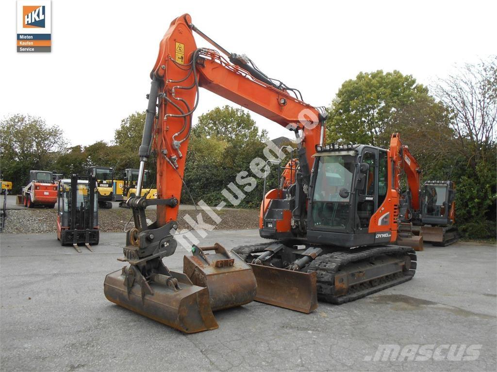Doosan DX 140 LCR-5 Kāpurķēžu ekskavatori