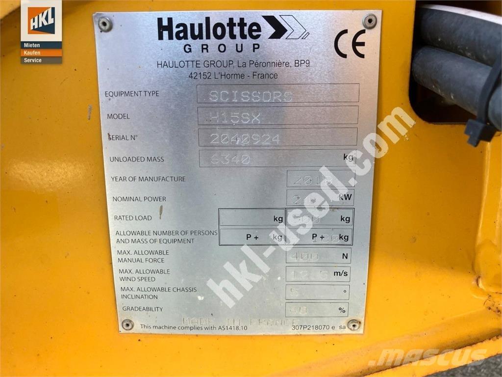 Haulotte H 15 SX Būvniecība- Citi