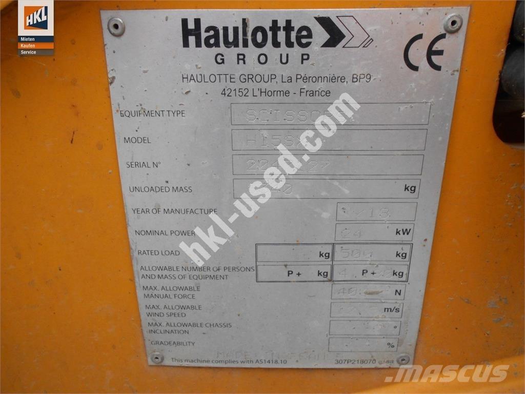Haulotte H 15 SX Būvniecība- Citi