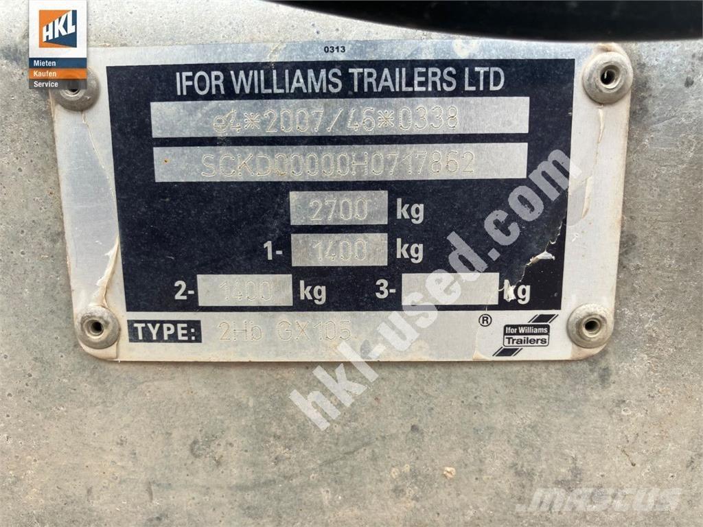Ifor Williams GX 105 Būvniecība- Citi