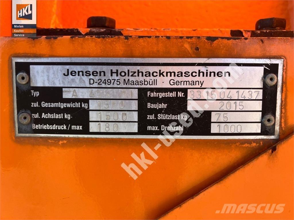 Jensen A 425 Koksnes šķeldotāji
