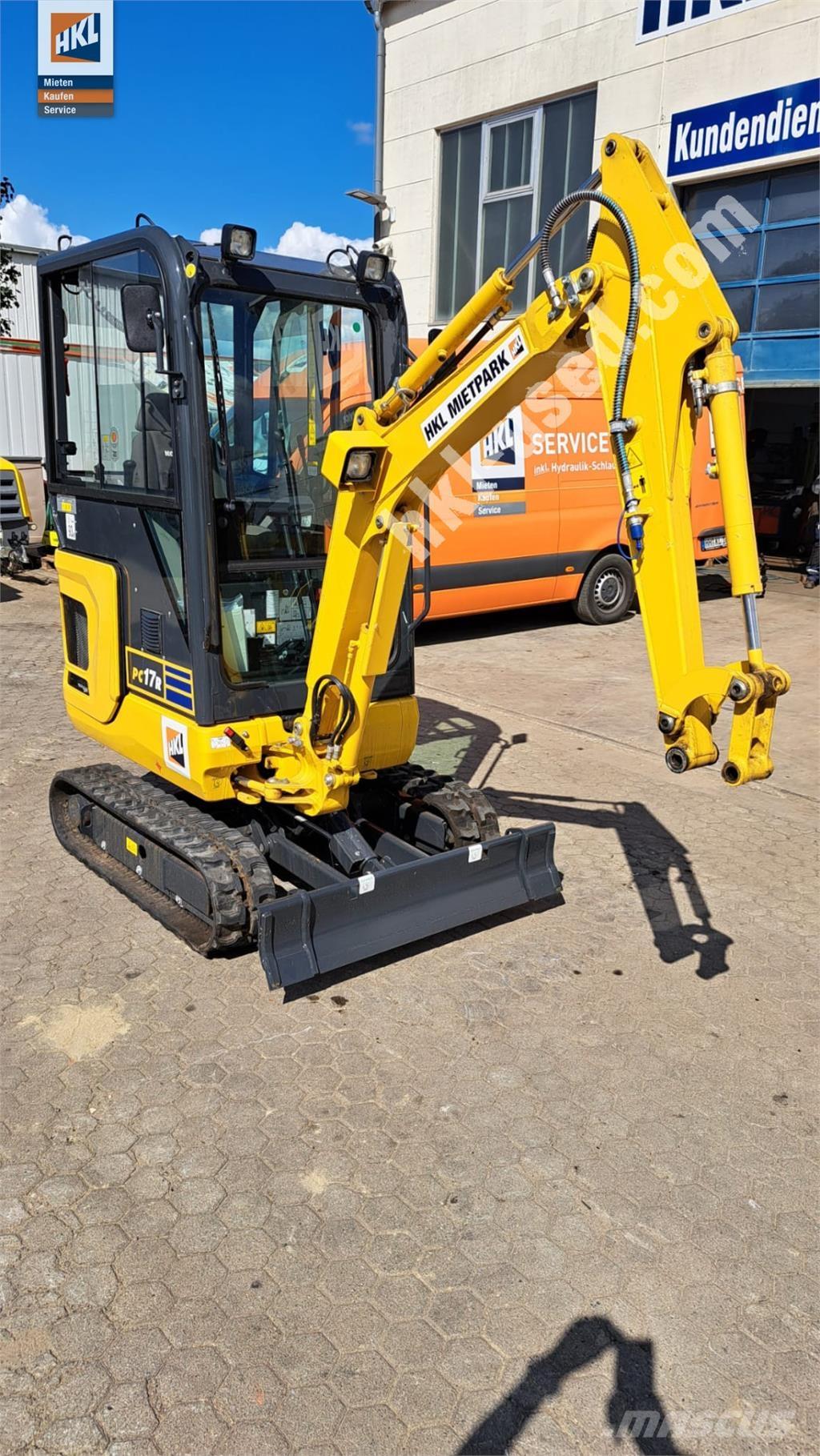 Komatsu PC 17 R-5 Mini ekskavatori < 7 t