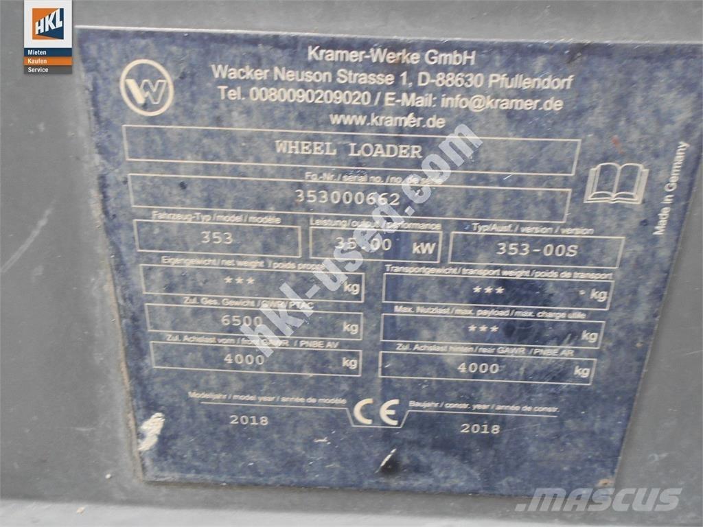 Kramer 5075 Iekrāvēji uz riteņiem