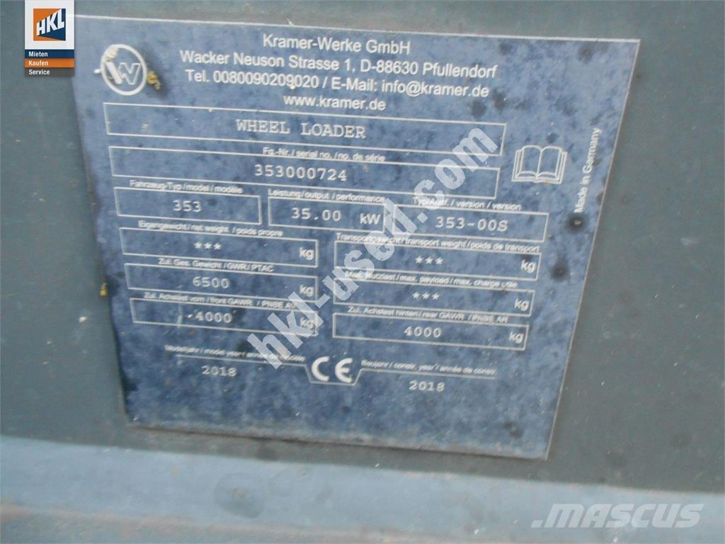 Kramer 5075 Iekrāvēji uz riteņiem