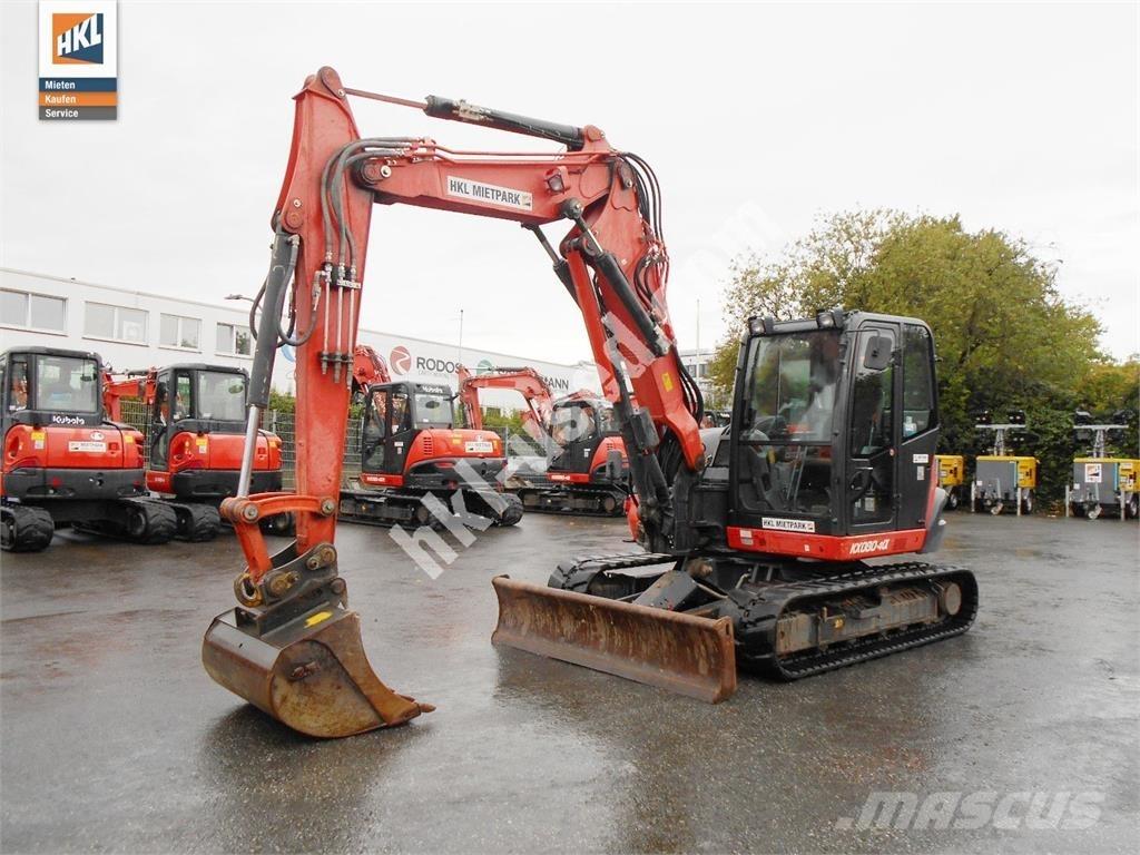 Kubota KX 080-4 Mini ekskavatori < 7 t