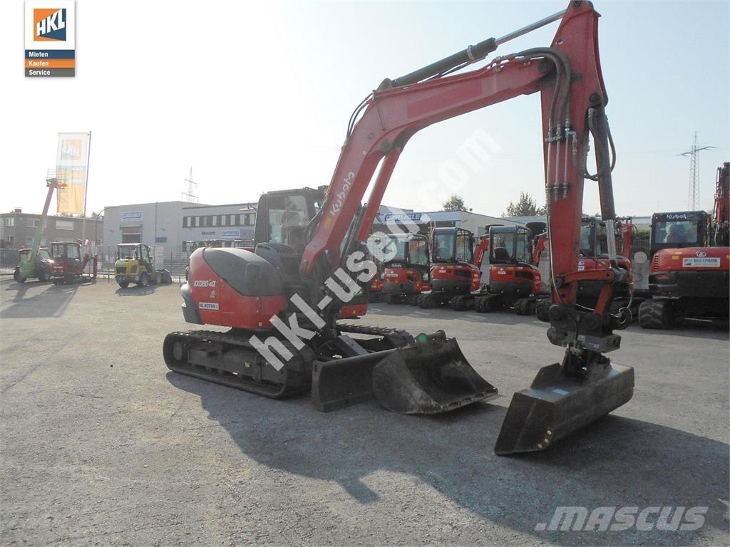 Kubota KX 080-4 Mini ekskavatori < 7 t