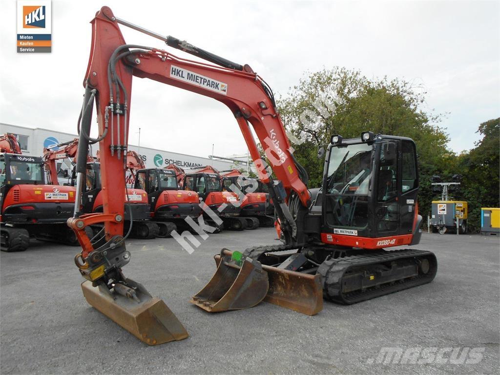 Kubota KX 080-4 Mini ekskavatori < 7 t
