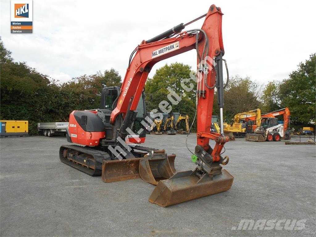 Kubota KX 080-4 Mini ekskavatori < 7 t