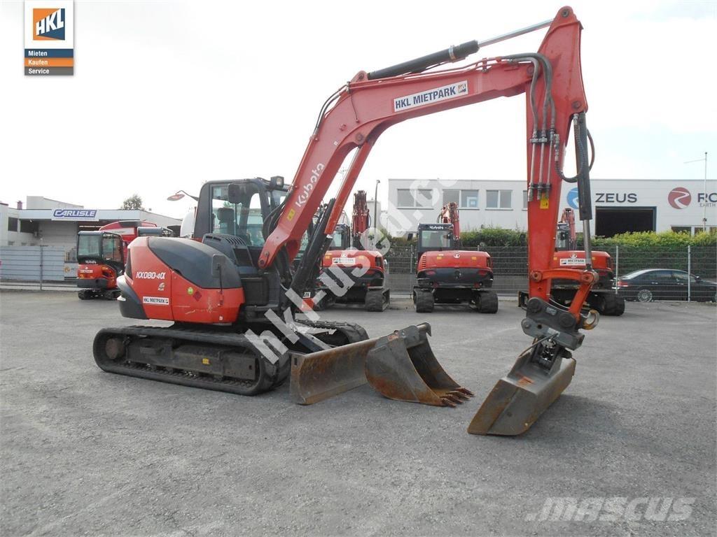 Kubota KX 080-4 Mini ekskavatori < 7 t