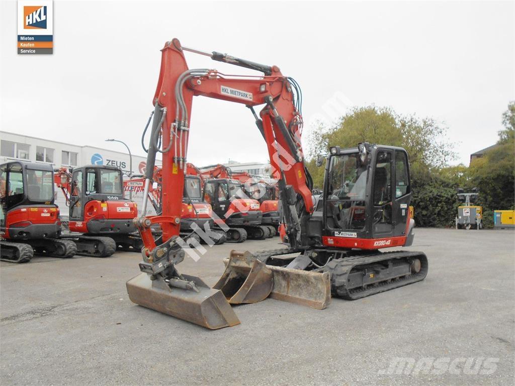 Kubota KX 080-4 Mini ekskavatori < 7 t