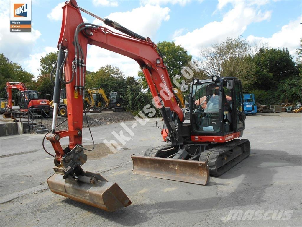 Kubota KX 080-4 Mini ekskavatori < 7 t
