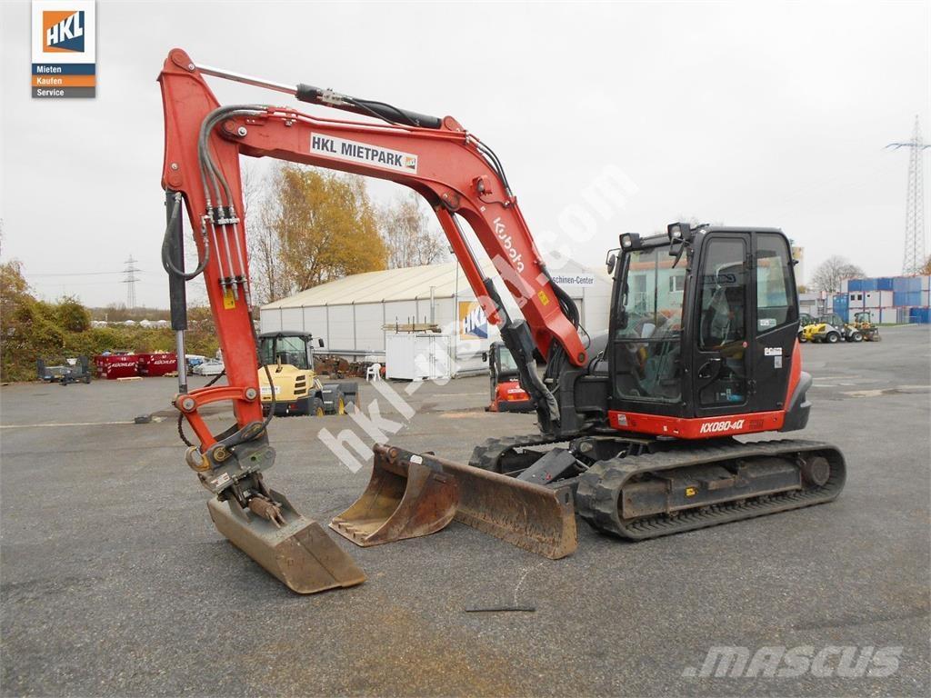 Kubota KX 080-4 Mini ekskavatori < 7 t
