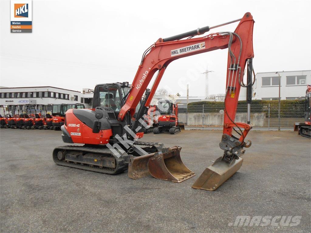 Kubota KX 080-4 Mini ekskavatori < 7 t