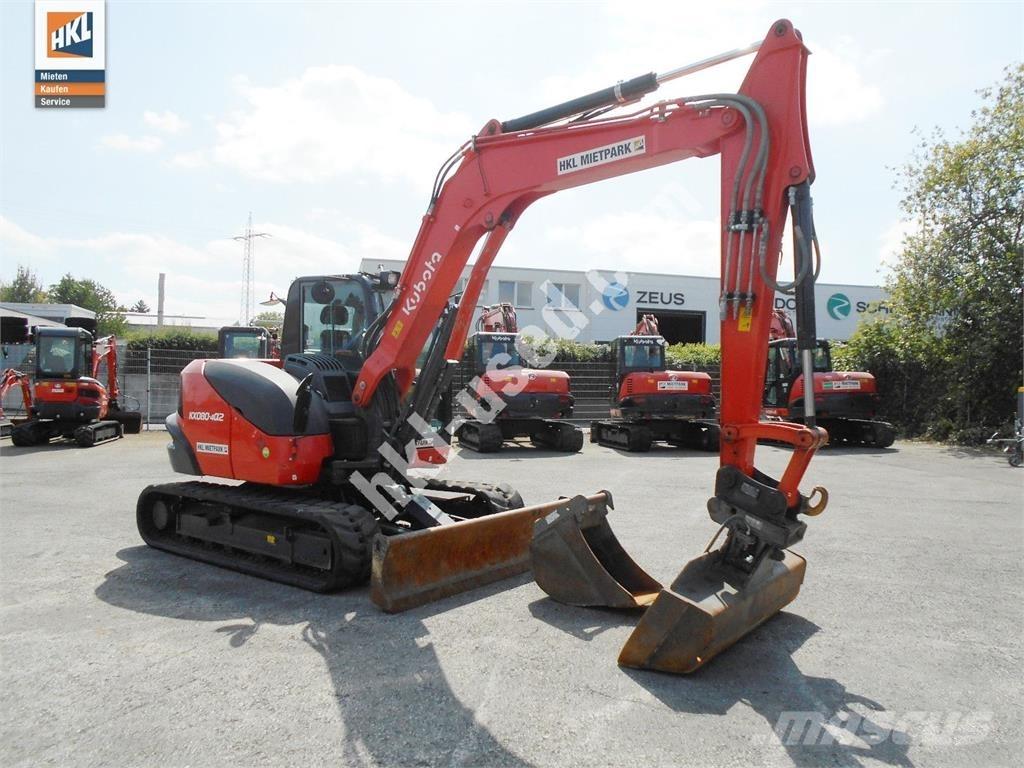 Kubota KX 080-4 Mini ekskavatori < 7 t