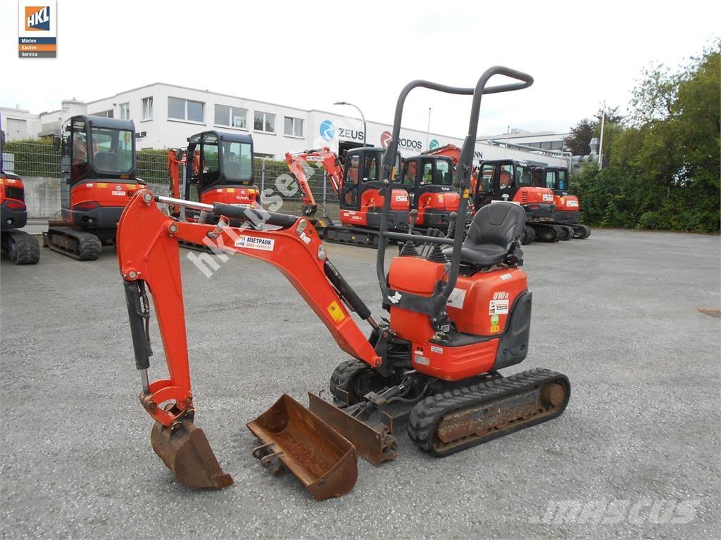 Kubota U 10-3 Mini ekskavatori < 7 t