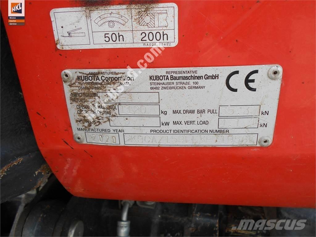Kubota U 10-3 Mini ekskavatori < 7 t