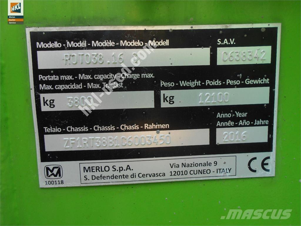 Merlo ROTO 38.16 S Teleskopiskie manipulatori
