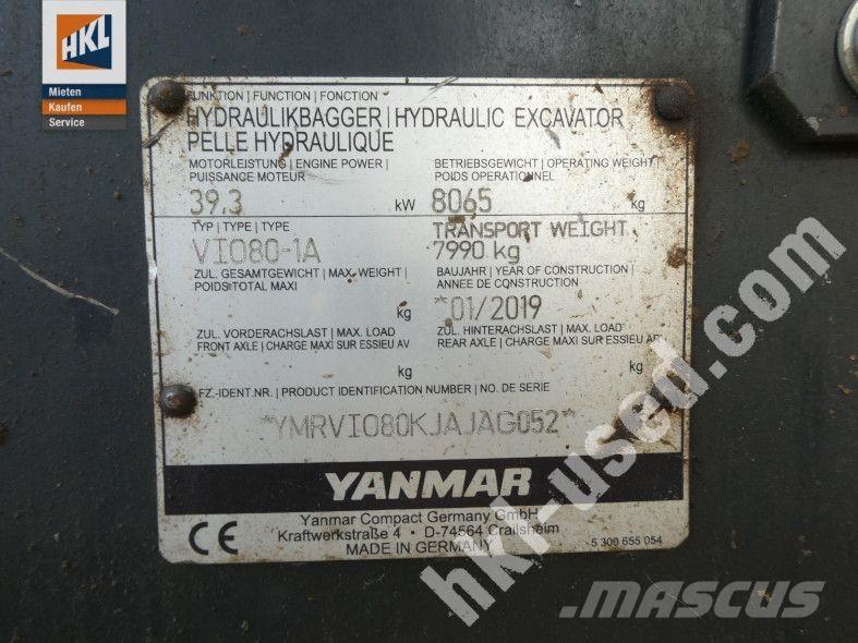 Yanmar VIO 80-1 Mini ekskavatori < 7 t