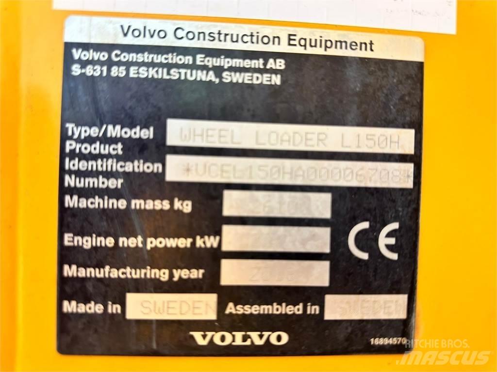  2018 Volvo L150H Iekrāvēji uz riteņiem