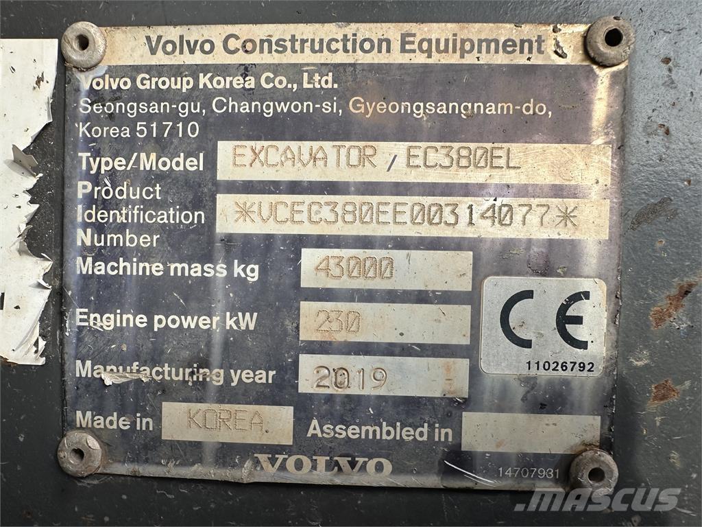 Volvo EC380E Būvniecība- Citi