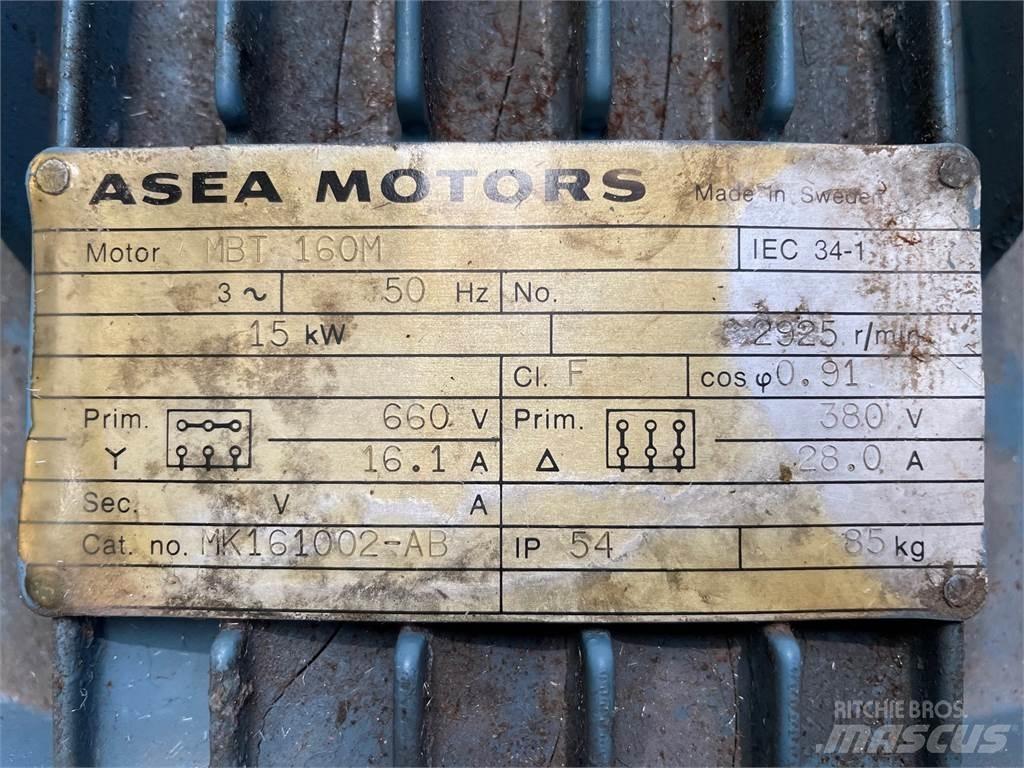  15 kw Asea MBT160M E-motor Dzinēji