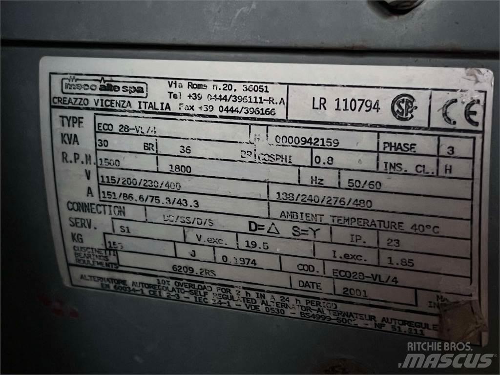  30 kVA Perkins generator Dzinēji