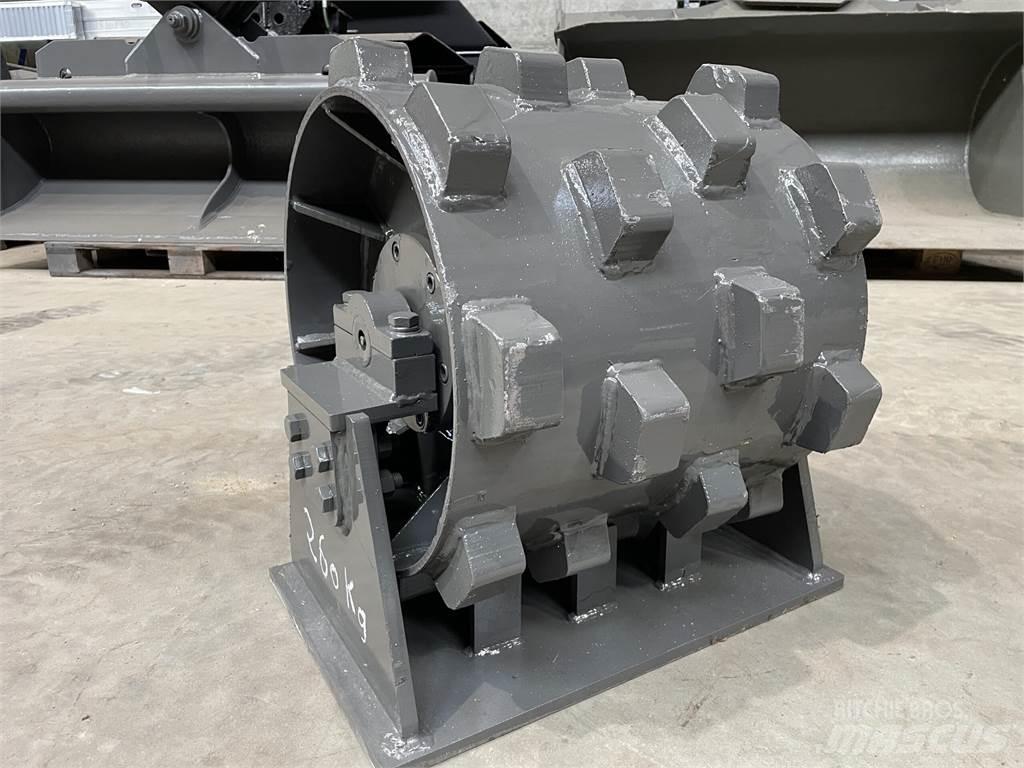  450 mm kompaktorhjul Pneimatiskie veltņi