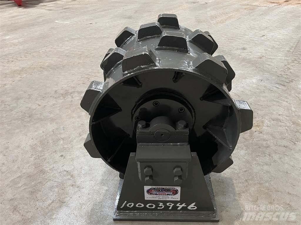  450 mm kompaktorhjul Pneimatiskie veltņi