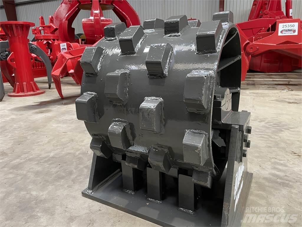  450 mm kompaktorhjul Pneimatiskie veltņi