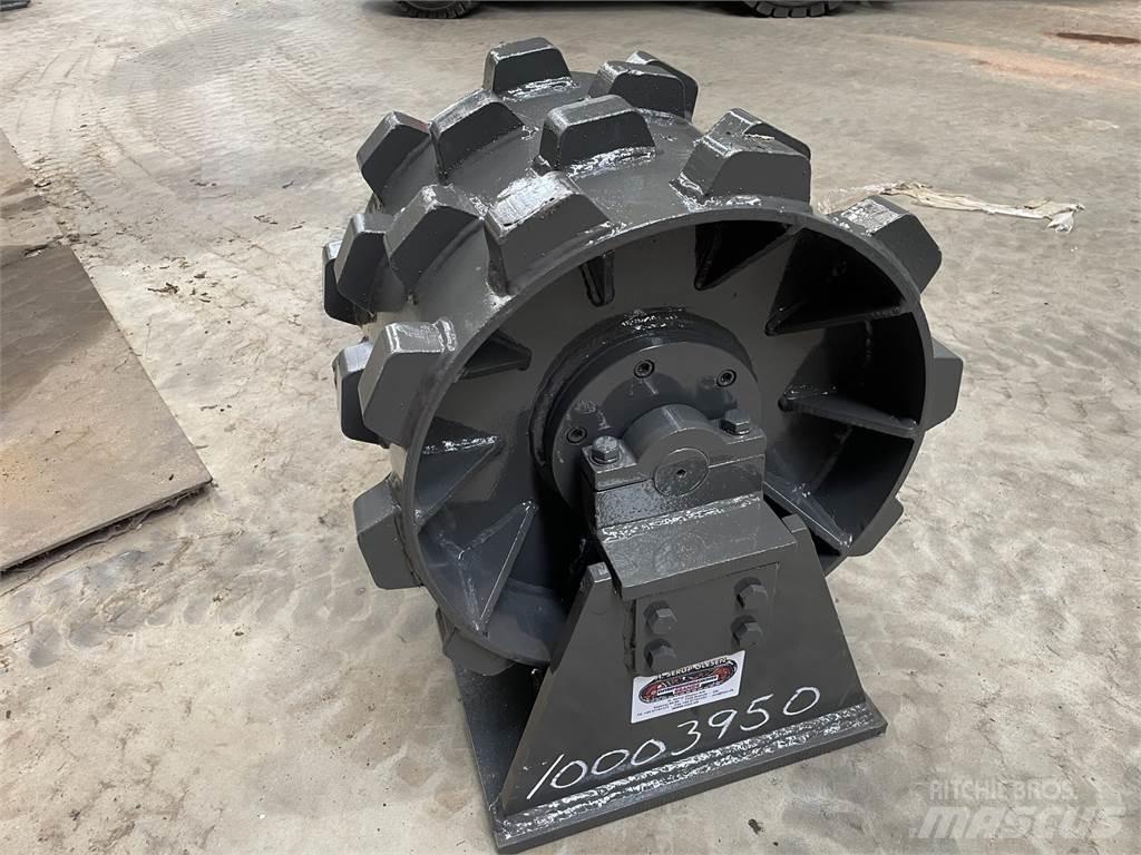  450 mm kompaktorhjul Pneimatiskie veltņi
