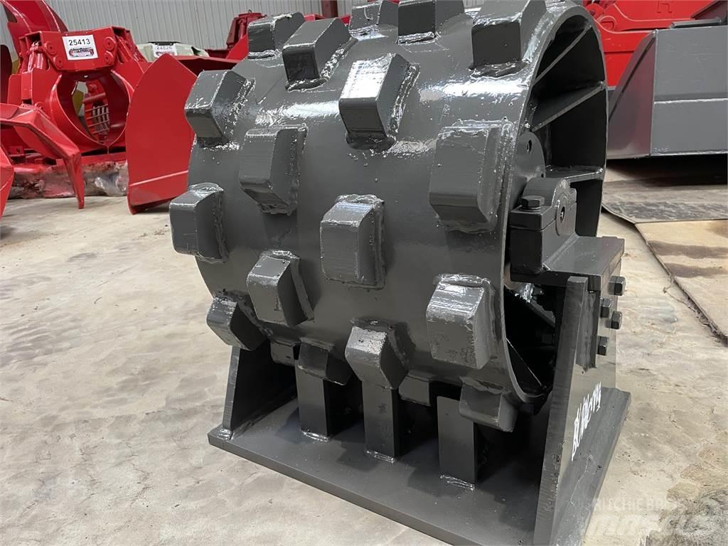  450 mm kompaktorhjul Pneimatiskie veltņi