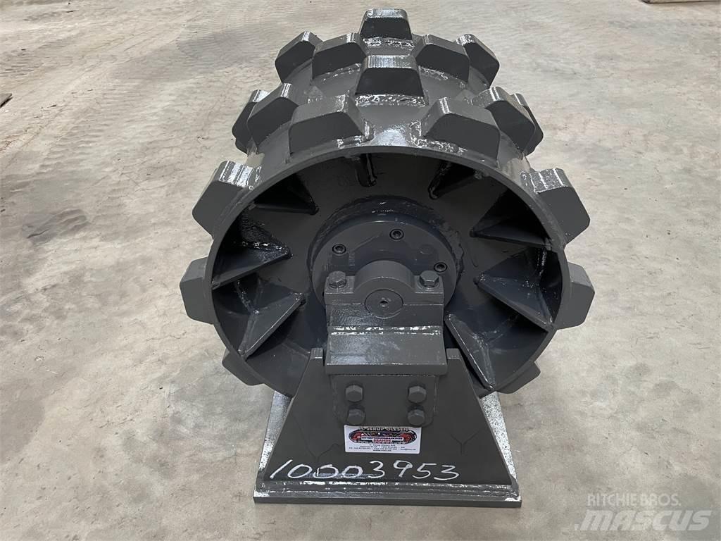 450 mm kompaktorhjul Pneimatiskie veltņi