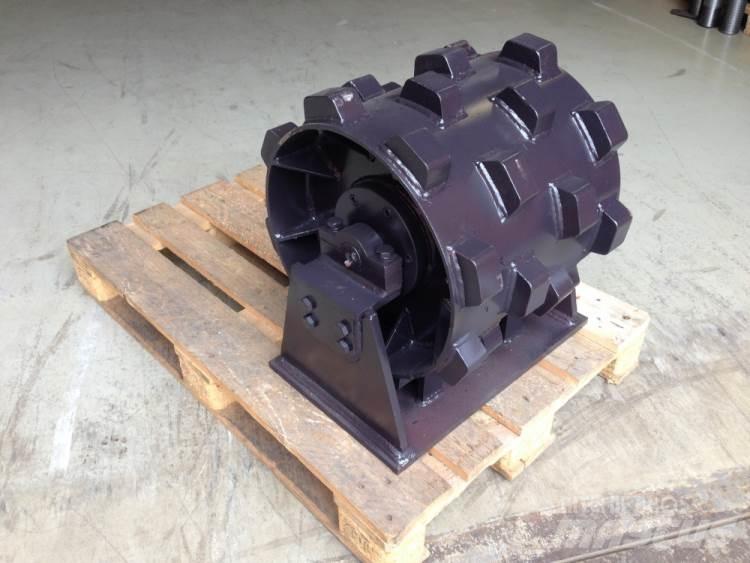  450 mm Kompaktorhjul Pneimatiskie veltņi