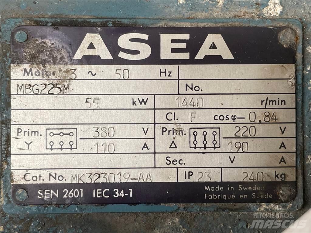  55 kw Asea MBG225M E-motor Dzinēji