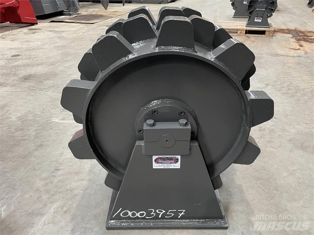  570 mm kompaktorhjul Pneimatiskie veltņi