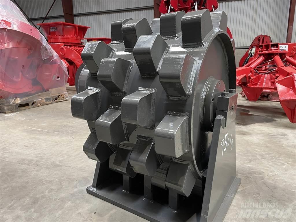  570 mm kompaktorhjul Pneimatiskie veltņi