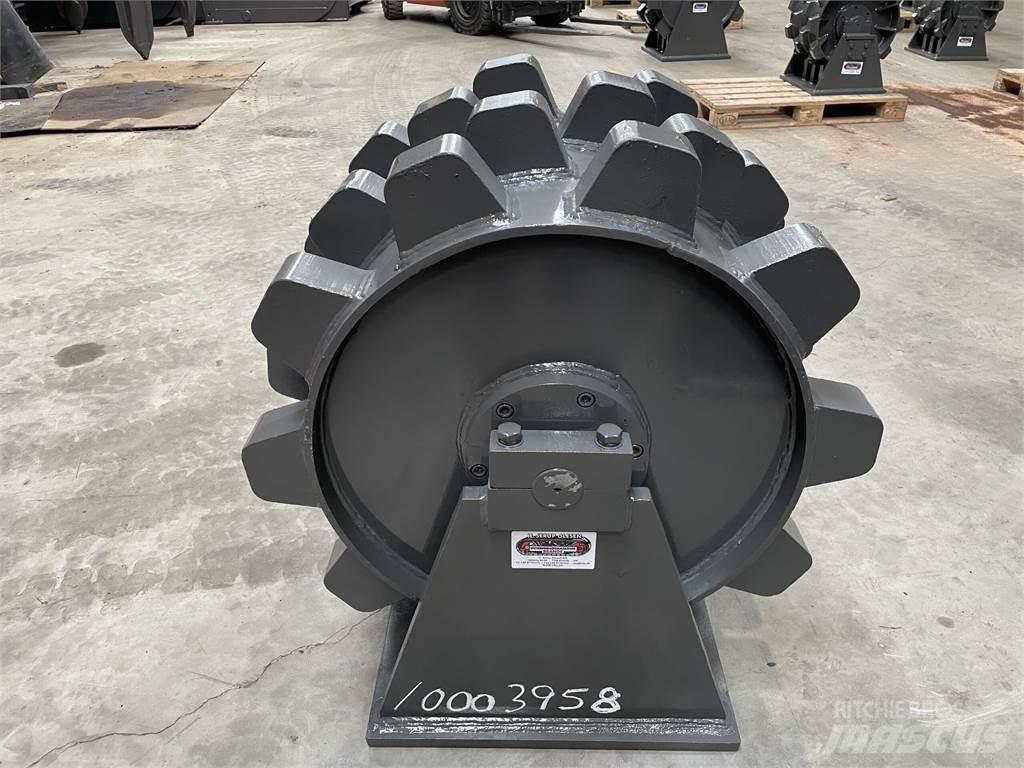  570 mm kompaktorhjul Pneimatiskie veltņi