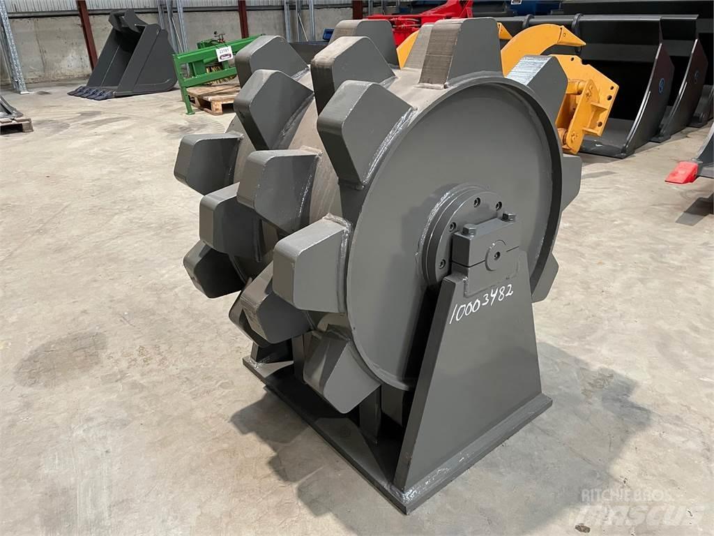  650 mm Kompaktorhjul Pneimatiskie veltņi