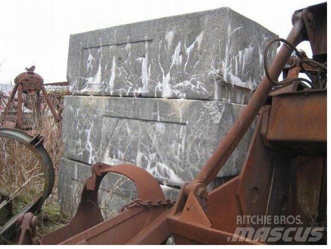  Ballastvægte 3 stk. - 3500 kg Pacēlāju/krānu aprīkojums