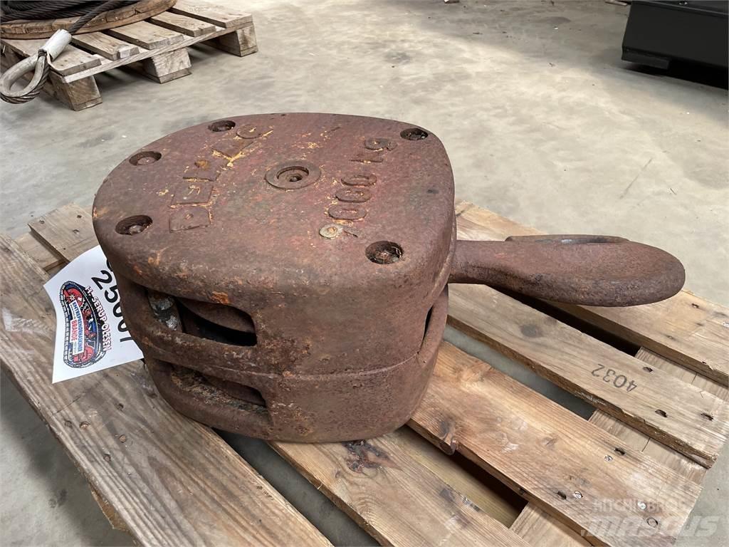 Demag løfteblok - 9000 kg Pacēlāju/krānu aprīkojums