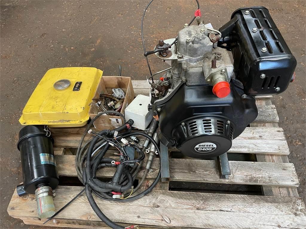  Diesel engine D400/E - 1 cyl. Dzinēji