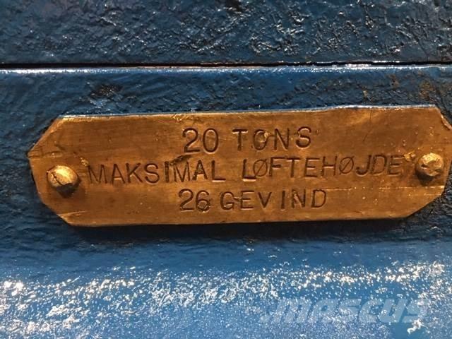  Donkraft, 20 ton mekanisk Citas sastāvdaļas