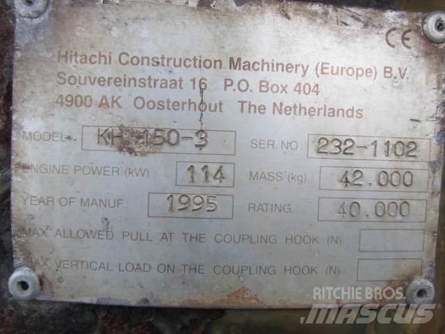 Hitachi KH150-3 til ophug Kāpurķēžu ekskavatori
